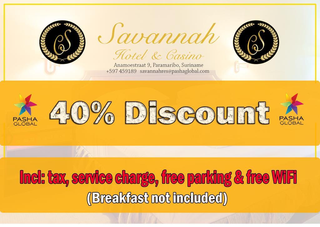 Savannah Hotel & Casino Paramaribo Exterior photo